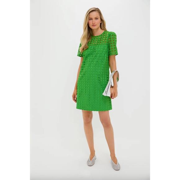 Tuckernuck Green Cane Lace Janelle Dress XXL - Picture 1 of 5